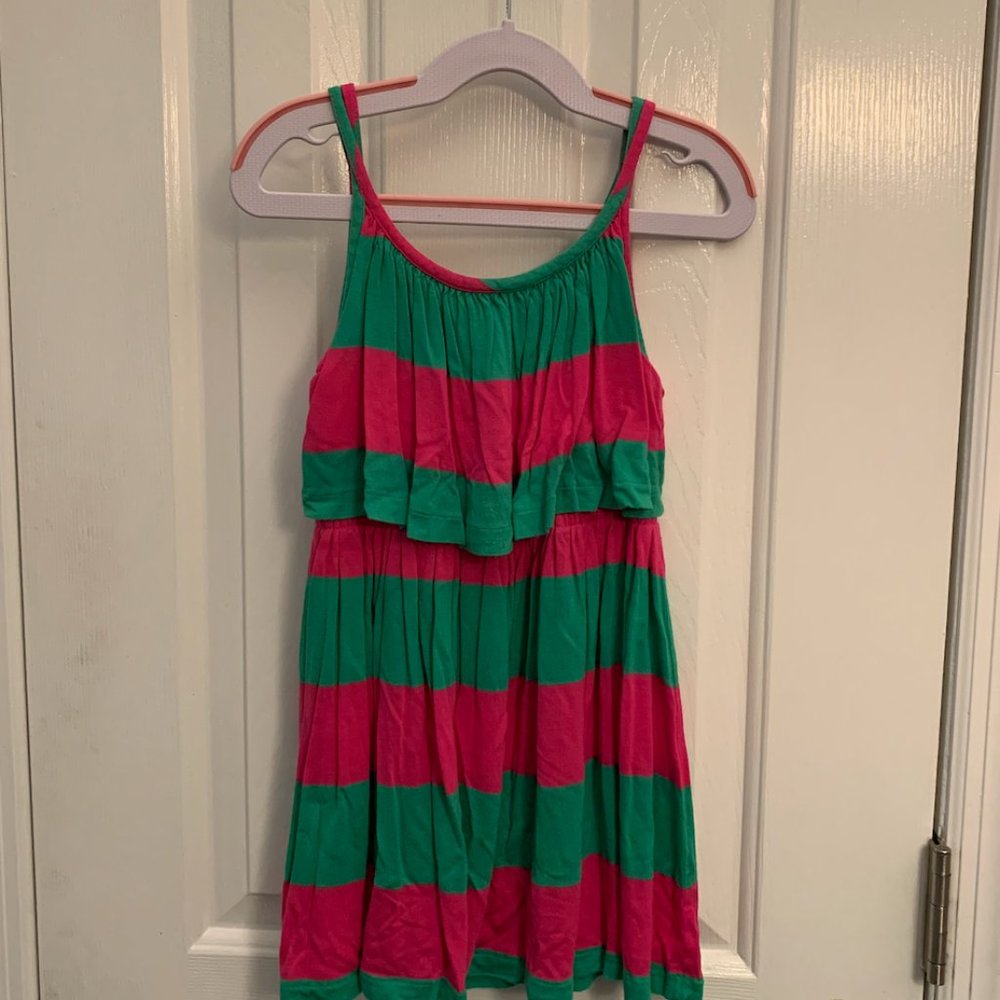 Polo Ralph Lauren Pink and Green Dress Kids Size 4